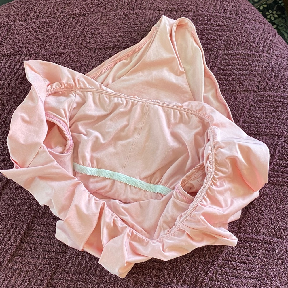Trina Turk Light Pink Ruffle One-Piece Swimsuit - Picture 2 of 5